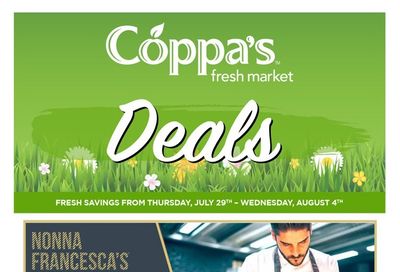 Coppa's Fresh Market Flyer July 29 to August 4