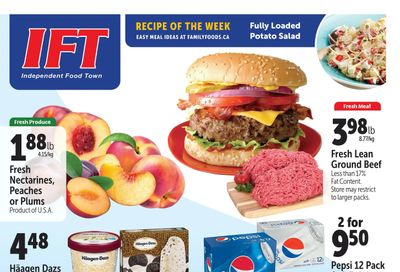IFT Independent Food Town Flyer July 30 to August 5