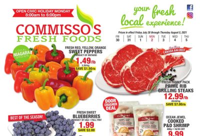 Commisso's Fresh Foods Flyer July 30 to August 5