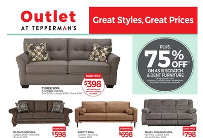 Outlet at Tepperman's Flyer July 30 to August 5