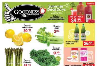 Goodness Me Flyer July 29 to August 11