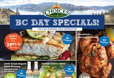 Choices Market Flyer July 29 to August 4