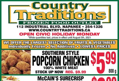 Country Traditions Flyer July 29 to August 5