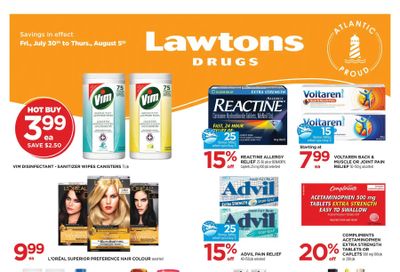 Lawtons Drugs Flyer July 30 to August 5