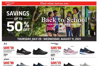Sport Chek Flyer July 29 to August 11