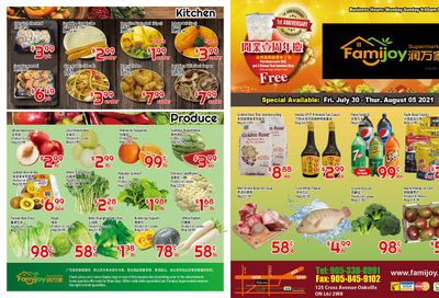 Famijoy Supermarket Flyer July 30 to August 5