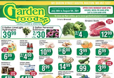 Garden Foods Flyer July 30 to August 5