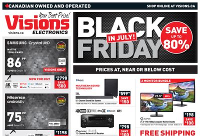 Visions Electronics Flyer July 30 to August 5
