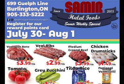 Samir Supermarket Flyer July 30 to August 1