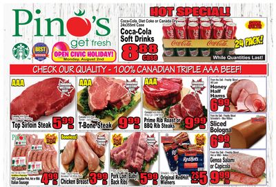 Pino's Flyer July 31 to August 6