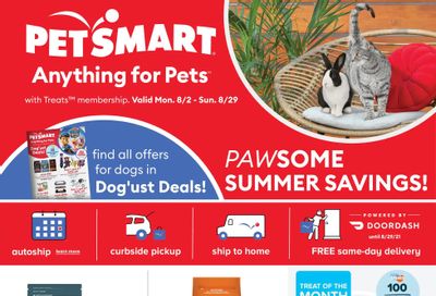 PetSmart Flyer August 2 to 29