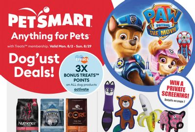 PetSmart Dog'ust Deals Flyer August 2 to 29