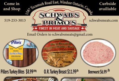 Schwab's & Primo's Flyer August 3 to 7