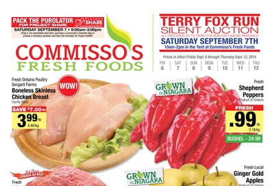 Commisso's Fresh Foods Flyer September 6 to 12