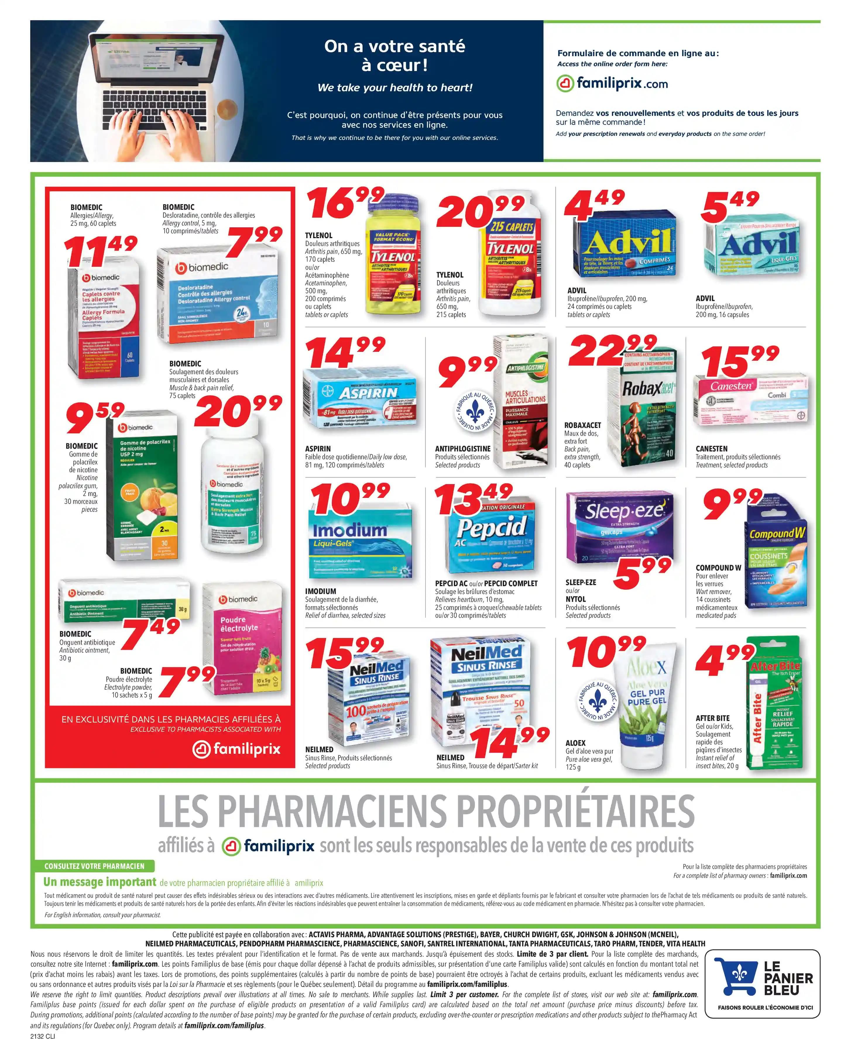 Familiprix Clinique Flyer August 5 to 11