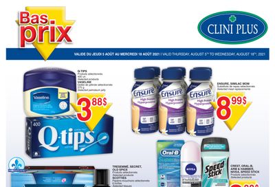 Clini Plus Flyer August 5 to 18