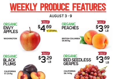 Pomme Natural Market Flyer August 3 to 9