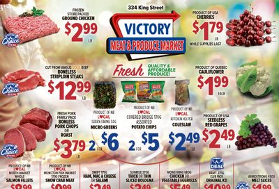 Victory Meat Market Flyer August 3 to 7