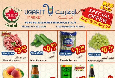 Ugarit Market Flyer August 3 to 9