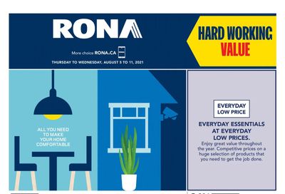 Rona (ON) Flyer August 5 to 11