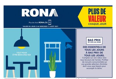 Rona (QC) Flyer August 5 to 11