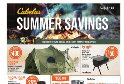 Cabela's Flyer August 5 to 18