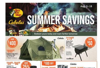 Bass Pro Shops Flyer August 5 to 18