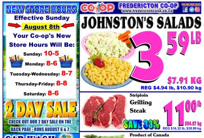 Fredericton Co-op Flyer August 5 to 11