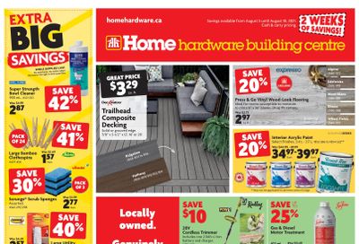 Home Hardware Building Centre (ON) Flyer August 5 to 18