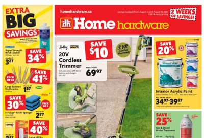 Home Hardware (Atlantic) Flyer August 5 to 18