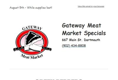 Gateway Meat Market Flyer August 5 to 11