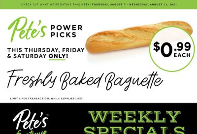 Pete's Fine Foods Flyer August 5 to 11