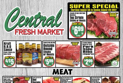 Central Fresh Market Flyer August 5 to 12
