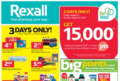 Rexall (West) Flyer August 6 to 19