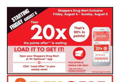 Shoppers Drug Mart (Atlantic) Flyer August 7 to 12