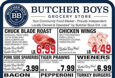 Butcher Boys Grocery Store Flyer August 4 to 12
