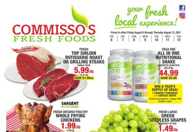 Commisso's Fresh Foods Flyer August 6 to 12