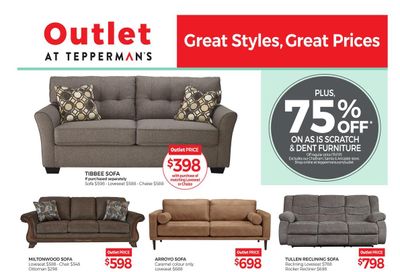 Outlet at Tepperman's Flyer August 6 to 12