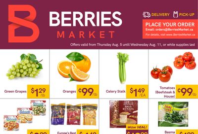 Berries Market Flyer August 5 to 11