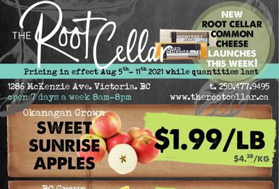 The Root Cellar Flyer August 5 to 11