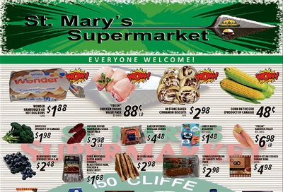 St. Mary's Supermarket Flyer August 4 to 10