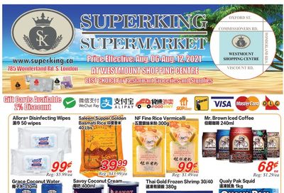 Superking Supermarket (London) Flyer August 6 to 12