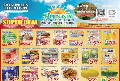 Sunny Foodmart (Don Mills) Flyer August 6 to 12