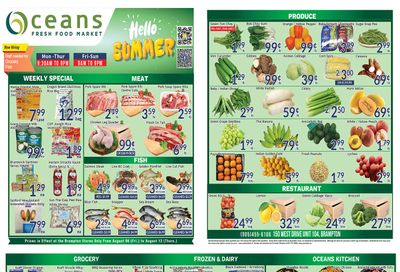 Oceans Fresh Food Market (Brampton) Flyer August 6 to 12