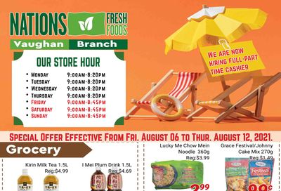 Nations Fresh Foods (Vaughan) Flyer August 6 to 12