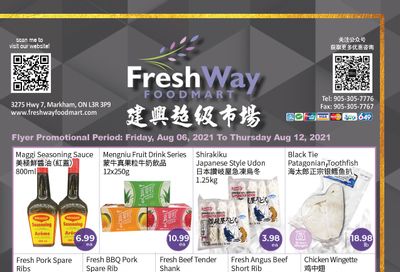 FreshWay Foodmart Flyer August 6 to 12
