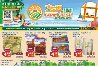 Farm Fresh Supermarket Flyer August 6 to 12