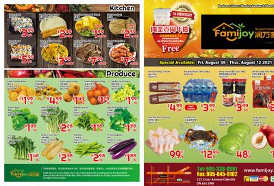 Famijoy Supermarket Flyer August 6 to 12
