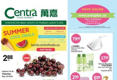 Centra Foods (Barrie) Flyer August 6 to 12