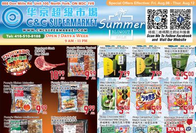 C&C Supermarket Flyer August 6 to 12